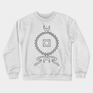 Imperial Roman Shield. Scutum (transparent) Crewneck Sweatshirt